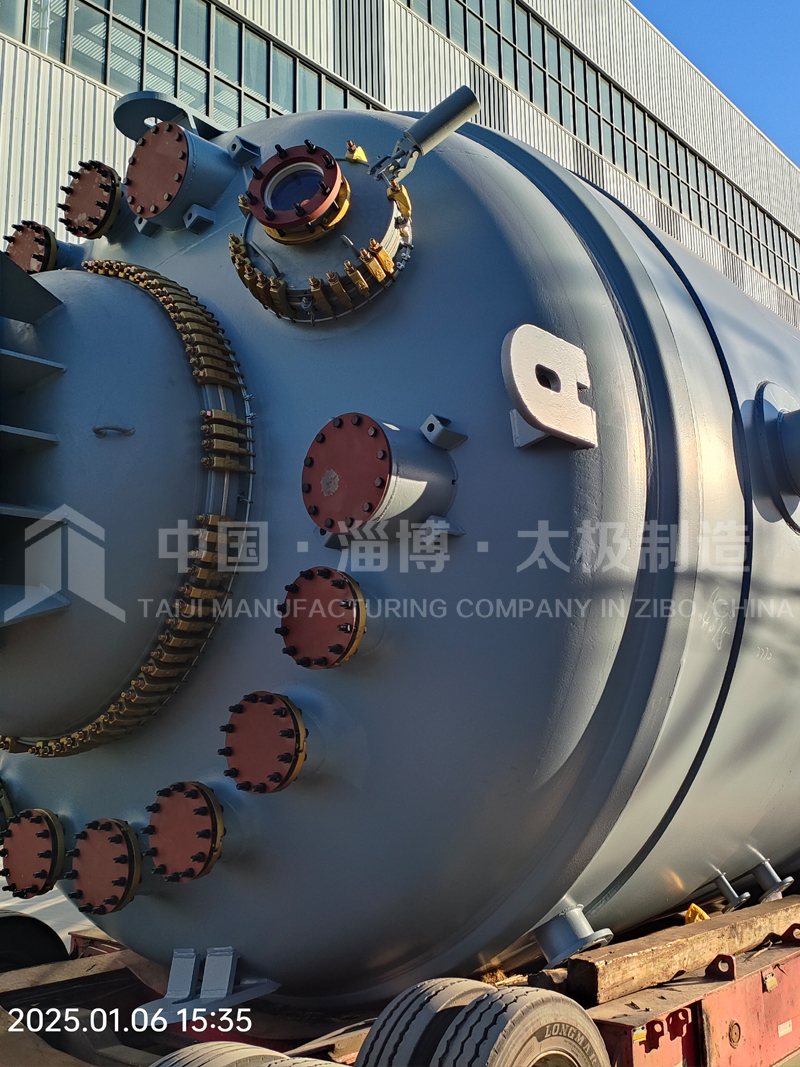 8 萬升閉式反應釜發車！太極制造刷新大型設備交付紀錄